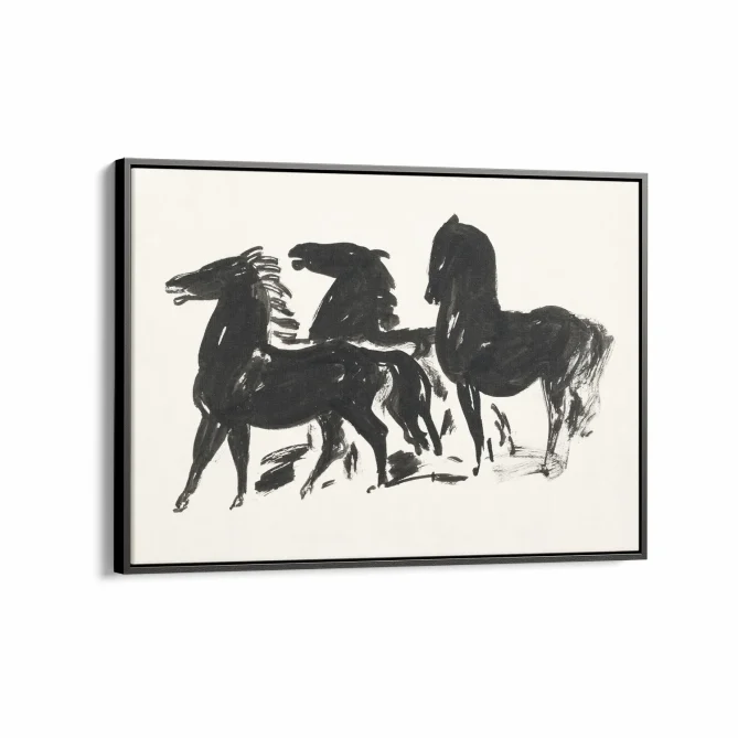 Black Wild Horses