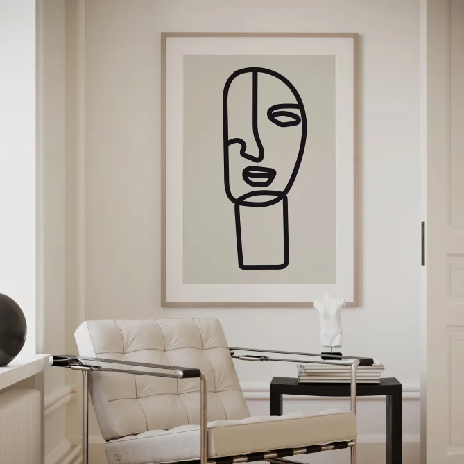 Alternative view of Cycladic Head