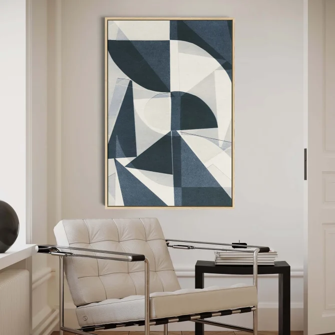 Alternative view of Navy Blue Cutouts