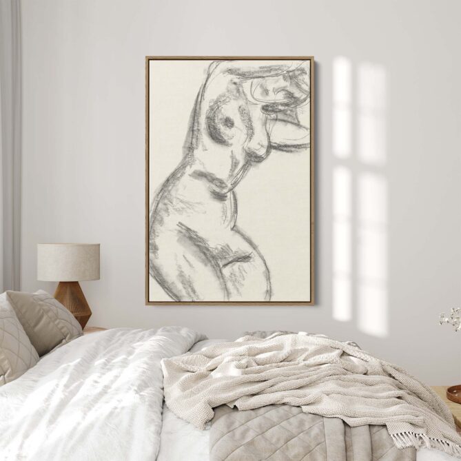 Alternative view of Graphite Nude