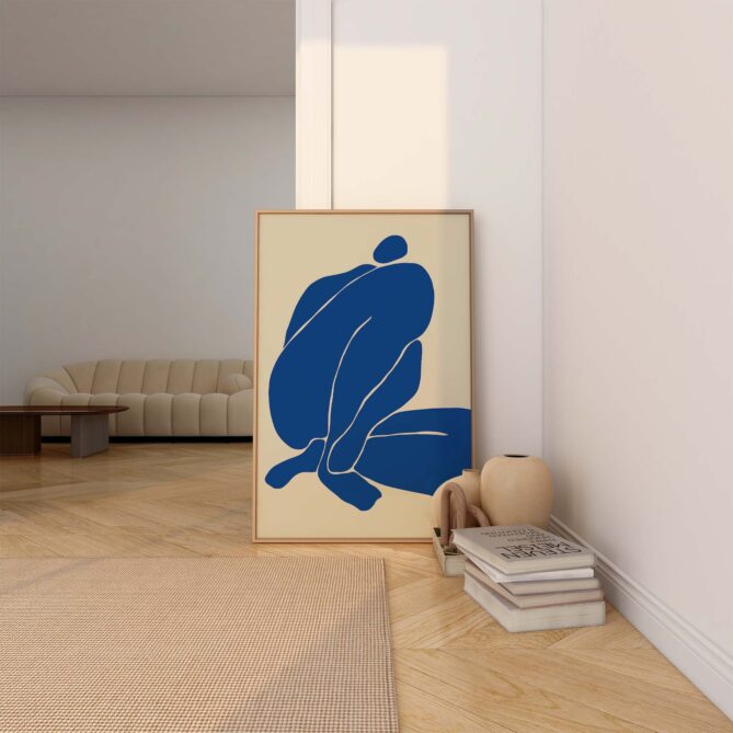 Alternative view of Blue Nude