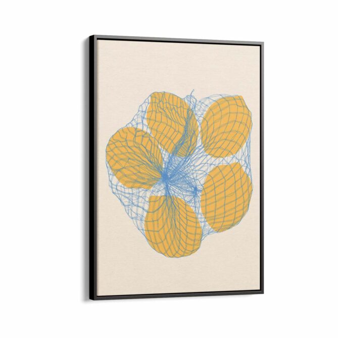 Five Lemons in a Net Bag