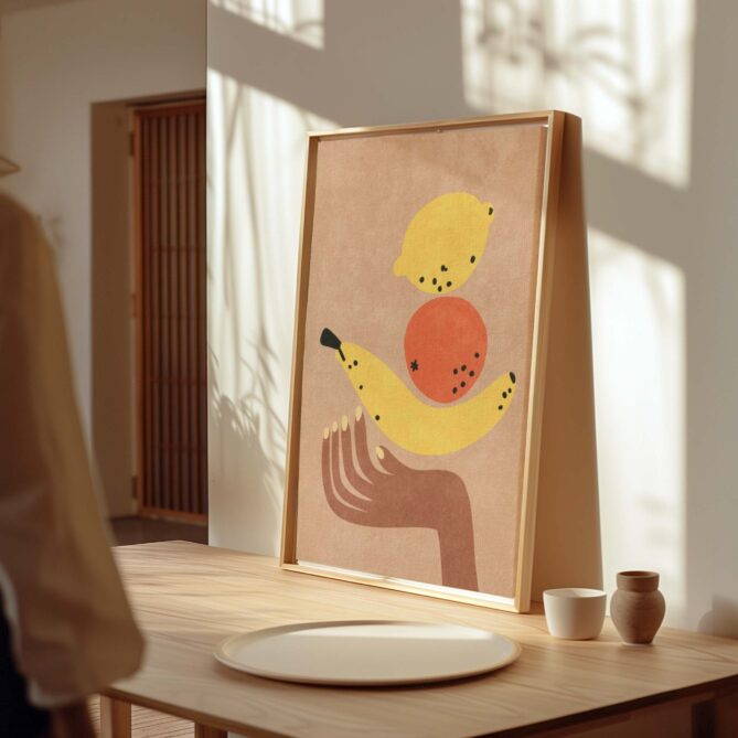 Alternative view of Fruits in my Ηand