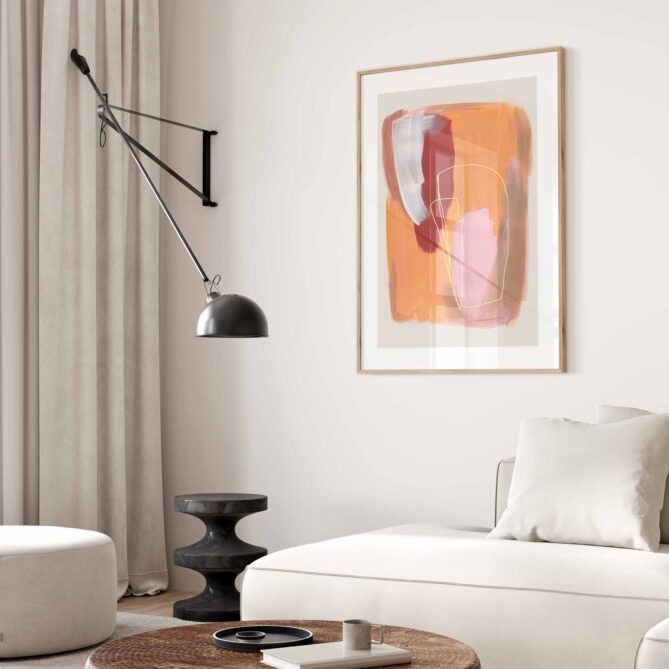 Alternative view of Abstract Brush Strokes "125"