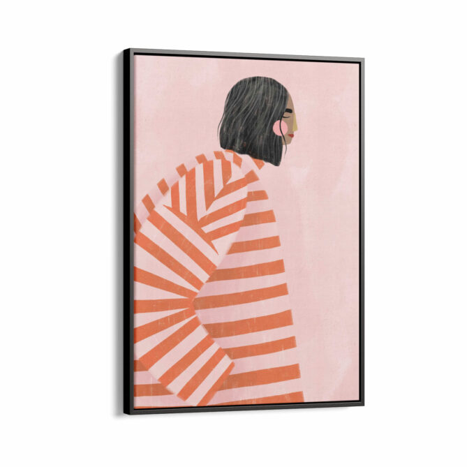 The Woman with the Orange Stripes