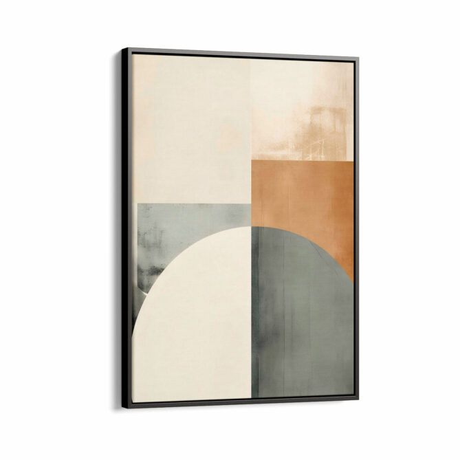 Ratio - Blue Terracota Japandi Art