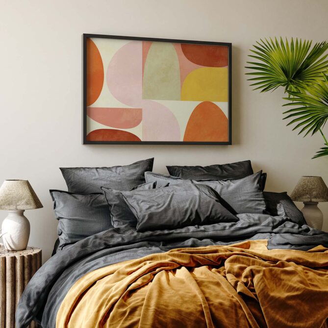 Alternative view of Warm Pastel Geometry