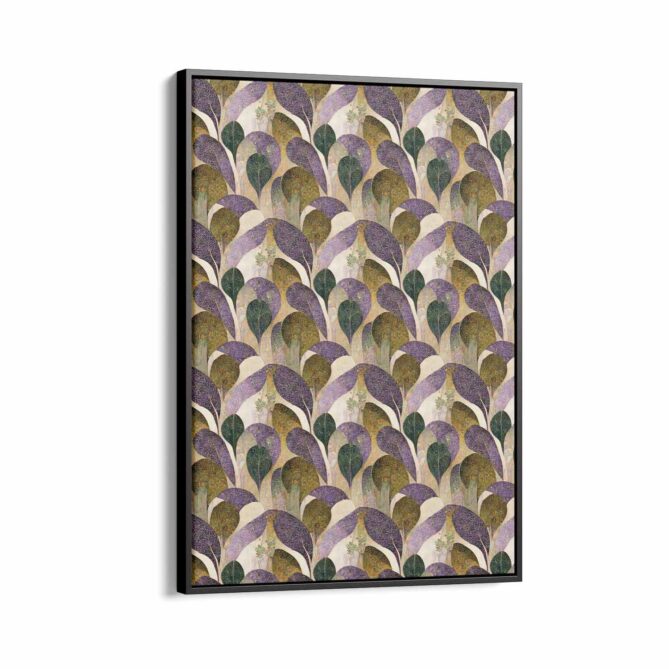 Purple Leafs Pattern