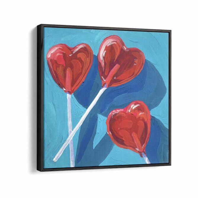 Heart Lollipops