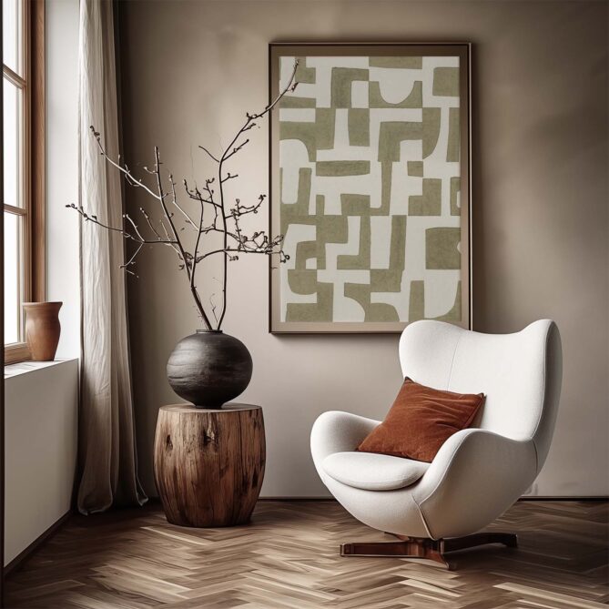 Alternative view of Sage Green Puzzle