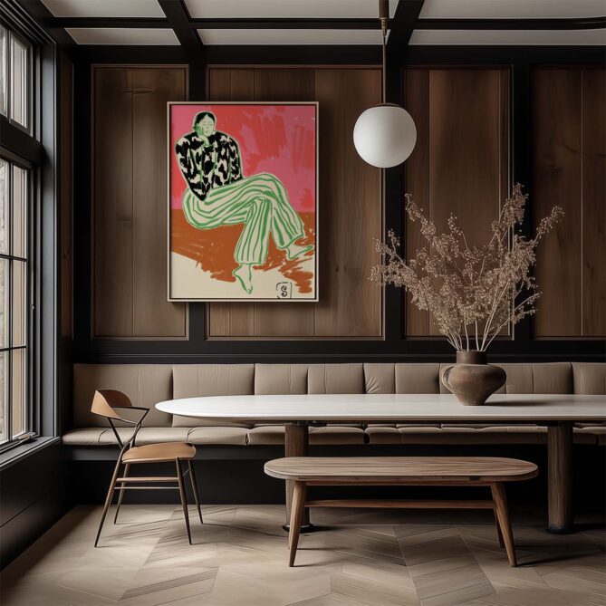 Alternative view of Calm Woman Portrait